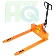 Casterhq ML3348LP 4-Way Pallet Jack Truck, Wheels Polyurethane on Steel, 50" ML3348LP